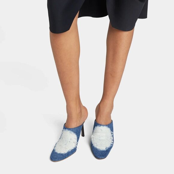 Loewe Ripped Denim Mule - Picture 8 of 8